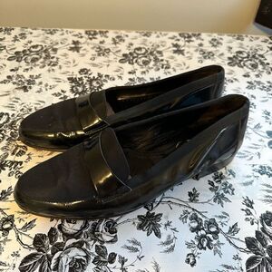 DiMitri Men’s Shoes Black Loafers Sz 9.5